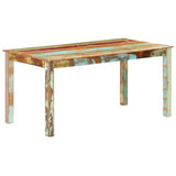 NNEVL Dining Table Solid Reclaimed Wood 160x80x76 cm