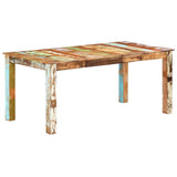 NNEVL Dining Table Solid Reclaimed Wood 180x90x76 cm