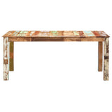 NNEVL Dining Table Solid Reclaimed Wood 180x90x76 cm