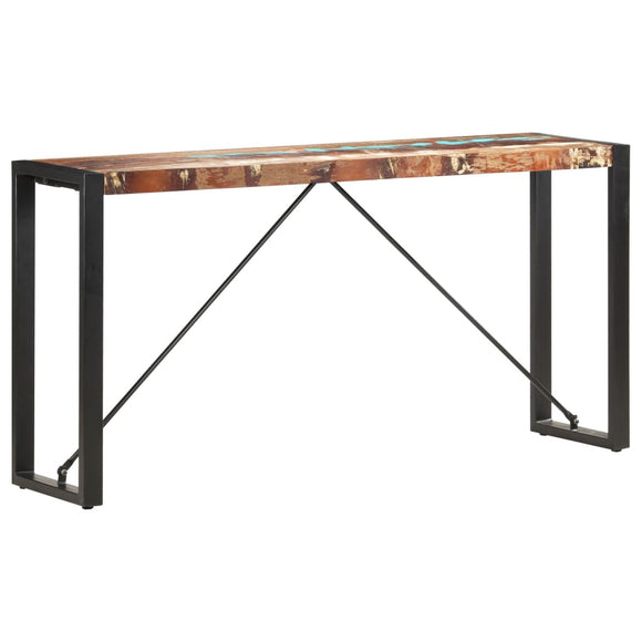 NNEVL Console Table 150x35x76 cm Solid Reclaimed Wood