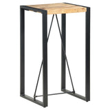 NNEVL Bar Table 60x60x110 cm Solid Mango Wood