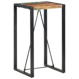 NNEVL Bar Table 60x60x110 cm Solid Reclaimed Wood