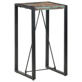 NNEVL Bar Table 60x60x110 cm Solid Reclaimed Wood