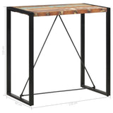 NNEVL Bar Table 110x60x110 cm Solid Reclaimed Wood