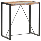 NNEVL Bar Table 110x60x110 cm Solid Reclaimed Wood