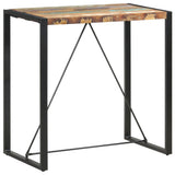 NNEVL Bar Table 110x60x110 cm Solid Reclaimed Wood