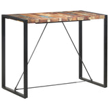 NNEVL Bar Table 140x70x110 cm Solid Reclaimed Wood