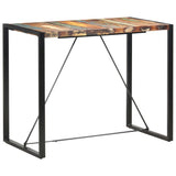 NNEVL Bar Table 140x70x110 cm Solid Reclaimed Wood