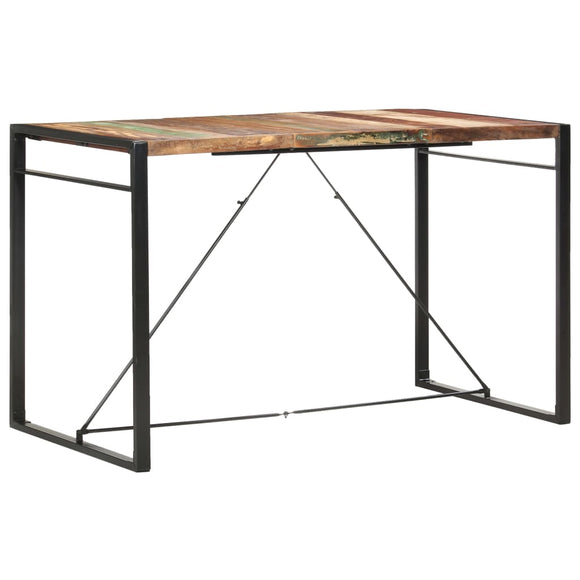 NNEVL Bar Table 180x90x110 cm Solid Reclaimed Wood
