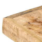 NNEVL Dining Table 180x90x76 cm Solid Rough Mango Wood
