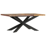 NNEVL Dining Table 180x90x76 cm Solid Reclaimed Wood
