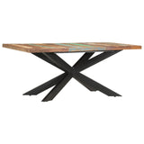 NNEVL Dining Table 180x90x76 cm Solid Reclaimed Wood