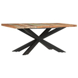 NNEVL Dining Table 180x90x76 cm Solid Reclaimed Wood