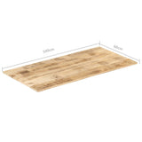 NNEVL Table Top Solid Wood Mango 15-16 mm 100x60 cm