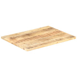 NNEVL Table Top Solid Wood Mango 25-27 mm 70x60 cm