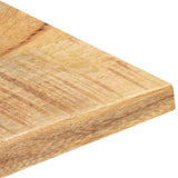 NNEVL Table Top Solid Wood Mango 25-27 mm 80x60 cm