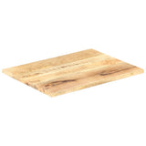 NNEVL Table Top Solid Wood Mango 25-27 mm 90x60 cm