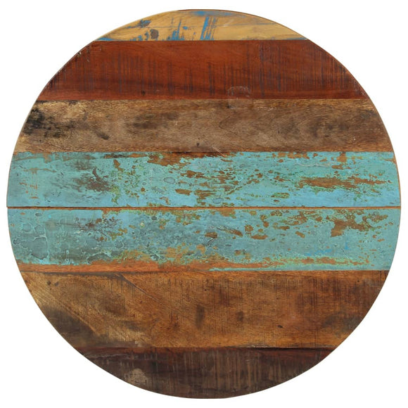 NNEVL Round Table Top 60 cm 15-16 mm Solid Reclaimed Wood