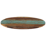 NNEVL Round Table Top 60 cm 15-16 mm Solid Reclaimed Wood