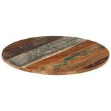 NNEVL Round Table Top 60 cm 15-16 mm Solid Reclaimed Wood