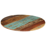 NNEVL Round Table Top 60 cm 15-16 mm Solid Reclaimed Wood