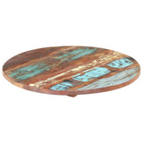 NNEVL Round Table Top 50 cm 25-27 mm Solid Reclaimed Wood