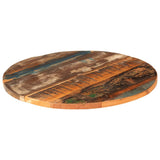 NNEVL Round Table Top 60 cm 25-27 mm Solid Reclaimed Wood