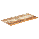 NNEVL Rectangular Table Top 60x140 cm 15-16 mm Solid Wood Reclaimed