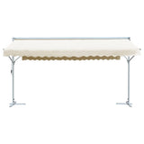 NNEVL Free Standing Awning 600x300 cm Cream