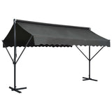 NNEVL Free Standing Awning 400x300 cm Anthracite