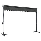 NNEVL Free Standing Awning 400x300 cm Anthracite
