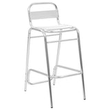 NNEVL Stackable Bar Chairs 2 pcs Aluminium