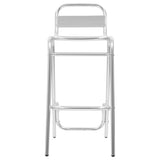 NNEVL Stackable Bar Chairs 2 pcs Aluminium