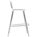 NNEVL Stackable Bar Chairs 2 pcs Aluminium