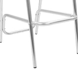 NNEVL Stackable Bar Chairs 2 pcs Aluminium