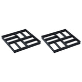 NNEVL Pavement Moulds 2 pcs 40x40x4 cm Plastic