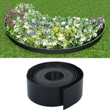 NNEVL Garden Edging Black 10 m 10 cm PE