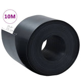 NNEVL Garden Edging Black 10 m 15 cm PE