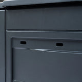 NNEVL Garden Composters 3 pcs Grey 60x60x73 cm 780 L