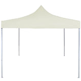 NNEVL Professional Folding Party Tent 2x2 m Steel Cream