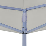 NNEVL Professional Folding Party Tent 2x2 m Steel Cream