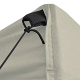 NNEVL Folding Gazebo with 4 Sidewalls 5x5 m Cream