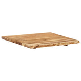 NNEVL Bathroom Vanity Top Solid Acacia Wood 58x55x2.5 cm