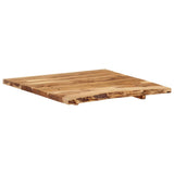NNEVL Bathroom Vanity Top Solid Acacia Wood 58x55x2.5 cm