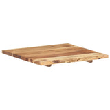 NNEVL Bathroom Vanity Top Solid Acacia Wood 58x55x2.5 cm
