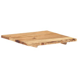 NNEVL Bathroom Vanity Top Solid Acacia Wood 58x55x2.5 cm
