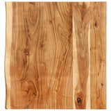 NNEVL Bathroom Vanity Top Solid Acacia Wood 58x55x3.8 cm