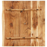 NNEVL Bathroom Vanity Top Solid Acacia Wood 58x55x3.8 cm