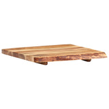 NNEVL Bathroom Vanity Top Solid Acacia Wood 58x55x3.8 cm