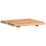 NNEVL Bathroom Vanity Top Solid Acacia Wood 58x55x3.8 cm
